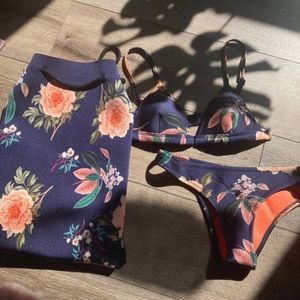 Triangl Floral Bikini Set